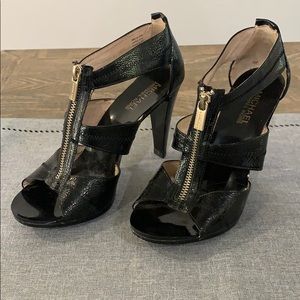 Michael Kors zipper heels